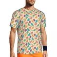 thumbnail image 1 of T Shirt For Men Animal Spots T-Shirt Cheetah Animal Trendy Cool Sports Short Sleeve Breathable Tshir, 1 of 7