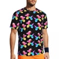 thumbnail image 1 of T Shirt For Men Balloon Animal Dogs Men Funny Balloons Print Retro Sportswear Fast Dry Summer Tee Sh, 1 of 7