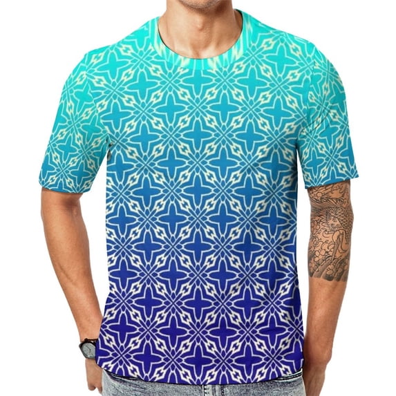 T Shirt For Men Black And Red Two Tone Checkboard Kawaii T-Shirts O-Neck Hippie Tee Shirt Premium Me