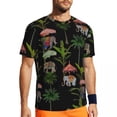 thumbnail image 1 of T Shirt For Men Cartoon Elephant Abstract Animal Design Hip Hop Gym T-Shirts Short Sleeve Fast Dry T, 1 of 7