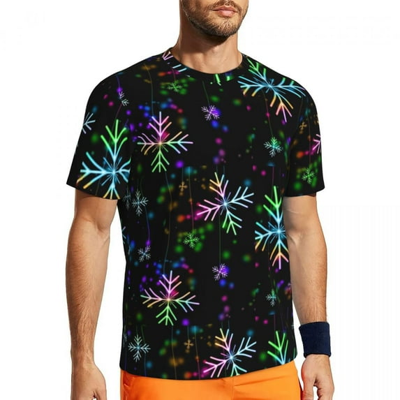 T Shirt For Men Celebration Beads Print Gym T-Shirt Summer Mardi Gras Vintage T-Shirts Fashion Tee S