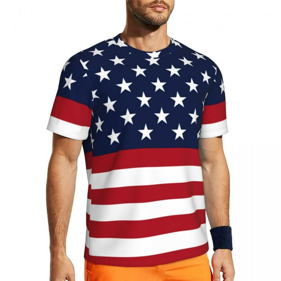 T Shirt For Men Classic Striped Vintage T-Shirt Horizontal Black Stripes Aesthetic Sportswear Summer
