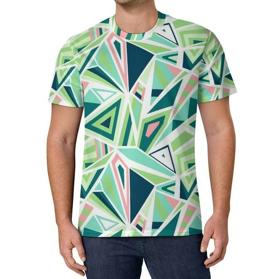 T Shirt For Men Color Block Art T-Shirt Mondrian Minimalist De Stijl Retro Mens Classic Tee Shirt Su