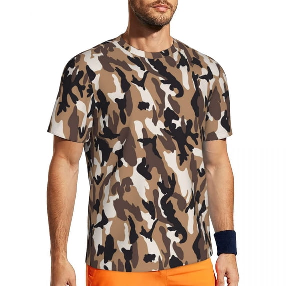 T Shirt For Men Colorful Camo Mens Cool Hunter Camouflage Fun Running Quick Dry Summer Trendy Cool T