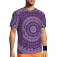 thumbnail image 1 of T Shirt For Men Colorful Hippy T-Shirt Retro Floral Novelty Gym Short Sleeve Quick-drying Tshirt Sum, 1 of 7