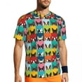 thumbnail image 1 of T Shirt For Men Dalmatian Spots Print Running Animal Dots Hippie Men Street Style Tshirt Summer Shor, 1 of 7