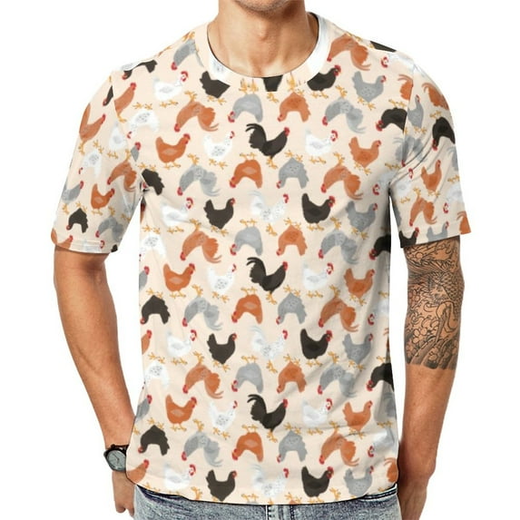 T Shirt For Men Farm Ranch T-Shirt Corn Cob Print Vintage T-Shirts Short Sleeves Custom Tshirt Hot S