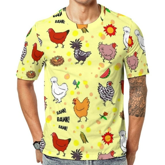 T Shirt For Men Farm Ranch T-Shirt Corn Cob Print Vintage T-Shirts Short Sleeves Custom Tshirt Hot S