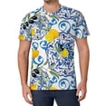 thumbnail image 1 of T Shirt For Men Fruit Print T-Shirt Man Orange And Lemon Fun T-Shirts Original Fashion Tee Shirt Sho, 1 of 7