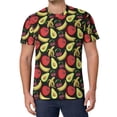thumbnail image 1 of T Shirt For Men Fruit Print T-Shirt Man Orange And Lemon Fun T-Shirts Original Fashion Tee Shirt Sho, 1 of 7