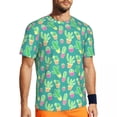 thumbnail image 1 of T Shirt For Men Funny Cactus Gym Beach Flower Bloom Print Vintage Fashion Tee Shirt For Mens Design, 1 of 7