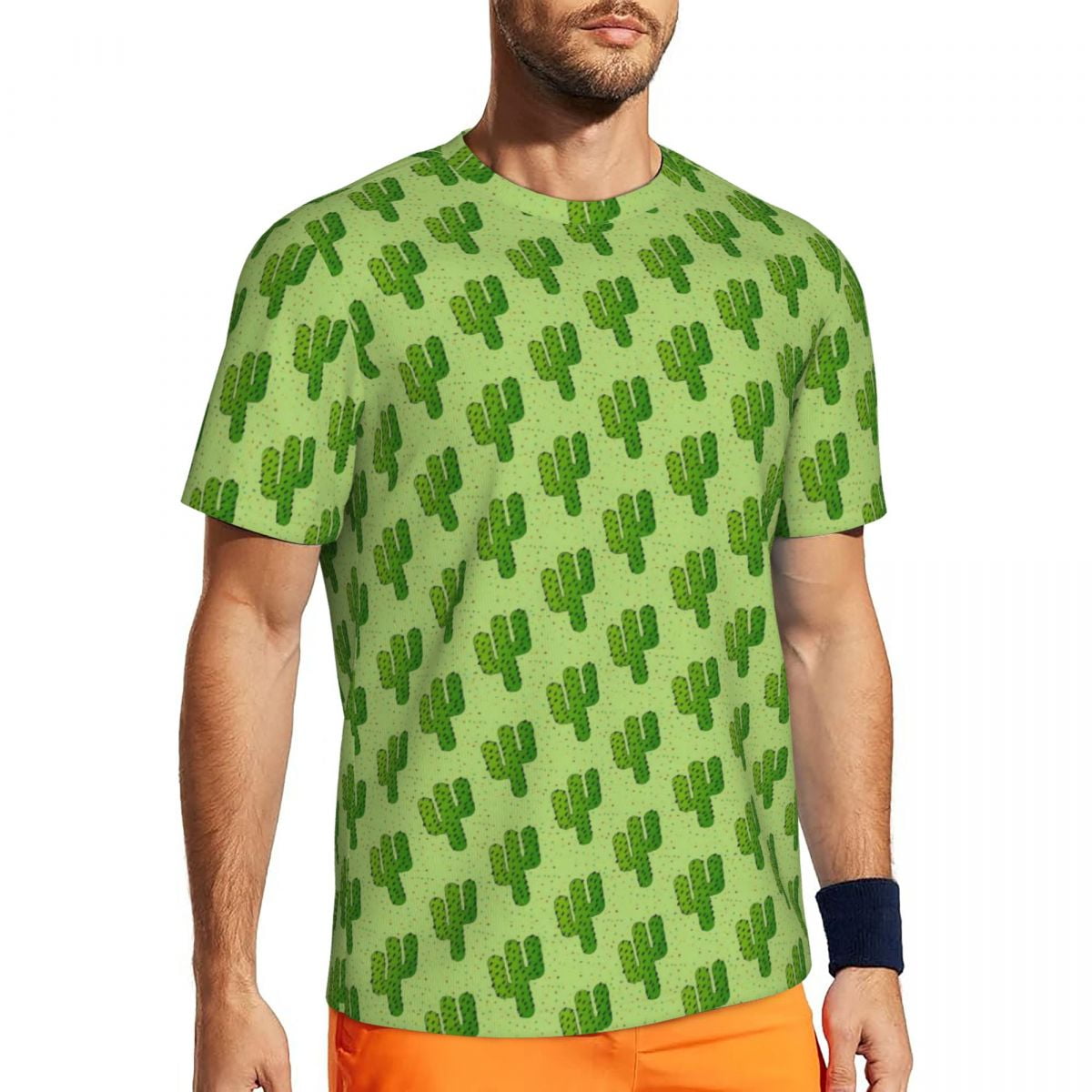 T Shirt For Men Funny Cactus Gym Beach Flower Bloom Print Vintage Fashion Tee  Shirt For Mens Design - Walmart.com