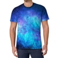 thumbnail image 1 of T Shirt For Men Galaxy And Nebula T-Shirt Outer Space Hippie Short Sleeve Pattern Tops Cheap Summer, 1 of 7