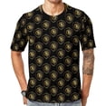 thumbnail image 1 of T Shirt For Men Gold Crown Bitcoin T-Shirt Cryptocurrency Coin Vintage T-Shirts Men Basic Tshirt Sum, 1 of 7