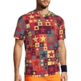 thumbnail image 1 of T Shirt For Men Gold Stars Print Cute Star Harajuku Sports Short Sleeve Fast Dry Tops Beach Vintage, 1 of 7