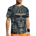 thumbnail image 1 of T Shirt For Men Gothic Print Gym T-Shirt Pretty Steampunk Fashion T-Shirts Man Streetwear Tshirt Sum, 1 of 7