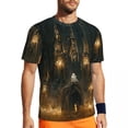 thumbnail image 1 of T Shirt For Men Gothic Print Gym T-Shirt Pretty Steampunk Fashion T-Shirts Man Streetwear Tshirt Sum, 1 of 7