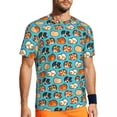 thumbnail image 1 of T Shirt For Men Guinea Pig Gym T-Shirt Funny Animal Print Novelty T-Shirts Male Funny Tshirt Summer, 1 of 7