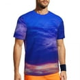 thumbnail image 1 of T Shirt For Men Gym T-Shirt For Men Watercolor Sunset T-Shirts Popular Gradient Ombre Summer Tees O, 1 of 7