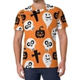 thumbnail image 1 of T Shirt For Men Happy Haunts T-Shirt Halloween Pumpkins Men Trending T-Shirts Original Design Tee Sh, 1 of 7