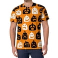 thumbnail image 1 of T Shirt For Men Happy Haunts T-Shirt Halloween Pumpkins Men Trending T-Shirts Original Design Tee Sh, 1 of 7