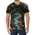 thumbnail image 1 of T Shirt For Men Haunted Mansion T-Shirt Haunted House Cool T-Shirts Mens Streetwear Tshirt Summer Sh, 1 of 7
