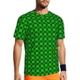 thumbnail image 1 of T Shirt For Men Irish St Patricks Day Sports T-Shirt Summer Green Plaid Awesome Fashion Tee Shirt Fo, 1 of 7