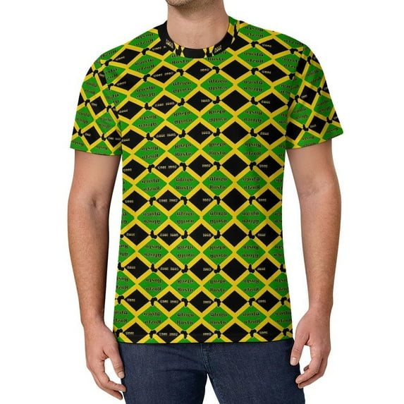 T Shirt For Men Jamaica Flag One Love Male Popular T-Shirts Summer Design Tee Shirt Short Sleeve Cla