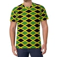 thumbnail image 1 of T Shirt For Men Jamaica Flag One Love Male Popular T-Shirts Summer Design Tee Shirt Short Sleeve Cla, 1 of 7