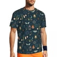 thumbnail image 1 of T Shirt For Men Moon And Stars Gym T-Shirt Summer Galaxy Print Classic Harajuku Tee Shirt For Man Gr, 1 of 7