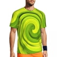 thumbnail image 1 of T Shirt For Men Neon Violet Liquid Gym T-Shirt Abstract Print Harajuku Male Vintage Tee Shirt Beach, 1 of 7