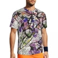 thumbnail image 1 of T Shirt For Men Newspaper Collage Man Vintage Aesthetic Streetwear Sports Breathable Summer Fashion, 1 of 7