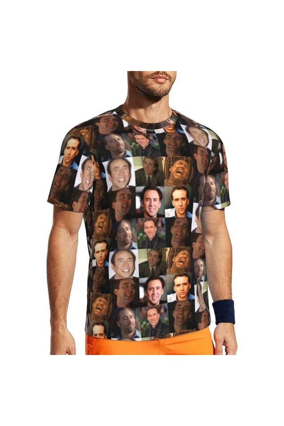 T Shirt For Men Nicolas Cage Third Eye Sportswear T-Shirt Tie Dye Shambhala Harajuku Men Streetwear