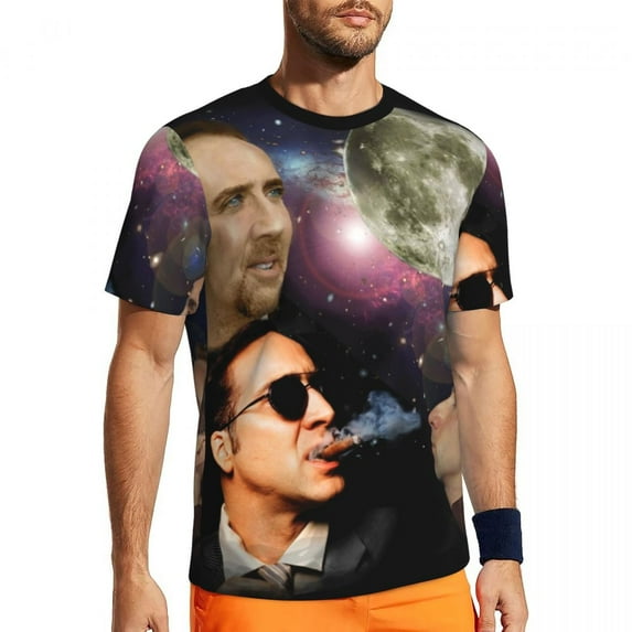 T Shirt For Men Nicolas Cage Third Eye Sportswear T-Shirt Tie Dye Shambhala Harajuku Men Streetwear