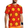 thumbnail image 1 of T Shirt For Men Nordic Pattern Male Celestial Bodies Summer Time Street Style Running Breathable Sum, 1 of 7