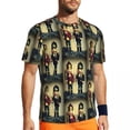 thumbnail image 1 of T Shirt For Men Nutcracker Print Sportswear Vintage Print Harajuku T-Shirts Mens Funny Tshirt Summer, 1 of 7