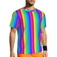 thumbnail image 1 of T Shirt For Men Orange And Black Striped T-Shirt Men Halloween Basic Sportswear Breathable Summer Hi, 1 of 7