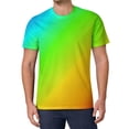 thumbnail image 1 of T Shirt For Men Rainbow Gradient T-Shirt Male Pride Month Awesome Original Harajuku Tee Shirt Short, 1 of 7