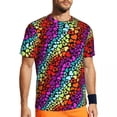 thumbnail image 1 of T Shirt For Men Rainbow Swirl Art Sportswear Colorful Tie Dye Harajuku Men Awesome Tshirt Summer Sho, 1 of 7