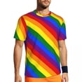 thumbnail image 1 of T Shirt For Men Rainbow Swirl Art Sportswear Colorful Tie Dye Harajuku Men Awesome Tshirt Summer Sho, 1 of 7