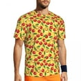 thumbnail image 1 of T Shirt For Men Red Cherries Print Sportswear Summer Sweet Fruit Aesthetic Hippie Tee Shirt For Men, 1 of 7