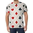 thumbnail image 1 of T Shirt For Men Red Heart Print T-Shirt Mens I Love You Forever Fun Summer Harajuku Tees Graphic Plu, 1 of 7