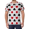 thumbnail image 1 of T Shirt For Men Red Heart Print T-Shirt Mens I Love You Forever Fun Summer Harajuku Tees Graphic Plu, 1 of 7