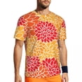 thumbnail image 1 of T Shirt For Men Retro Bright Flowers Gym Summer Hippie Flower Power Casual Trendy Cool Tee Shirt For, 1 of 7