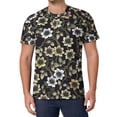 thumbnail image 1 of T Shirt For Men Retro Flower Design T-Shirt Floral Power Fun O Neck Cool Tee Shirt Summer Man Printe, 1 of 7