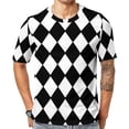 thumbnail image 1 of T Shirt For Men Retro Mondrian Plaid Mondrian Modern Art Fashion Funny Tshirt Premium Short-Sleeve G, 1 of 7