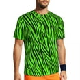 thumbnail image 1 of T Shirt For Men Rosa Zebra Sportswear T-Shirt Purple And Black Stripes Harajuku Man Awesome Tshirt S, 1 of 7