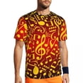 thumbnail image 1 of T Shirt For Men Running For Male Music Squares Fashion Rainbow Framed Summer Tee Shirt O Neck Aesthe, 1 of 7