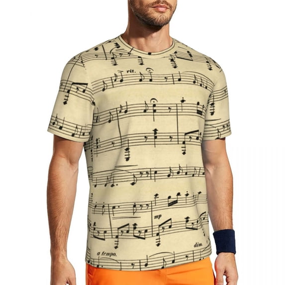 T Shirt For Men Running For Male Music Squares Fashion Rainbow Framed Summer Tee Shirt O Neck Aesthe