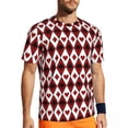 thumbnail image 1 of T Shirt For Men Running For Male Poker Playing Card Harajuku Funny Hearts Print Summer Tee Shirt O N, 1 of 7